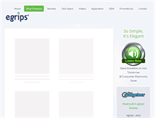 Tablet Screenshot of egrips.com